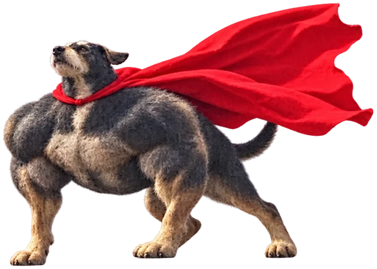 A very muscular Buto standing in his cape